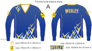 70th anniversary warm up top